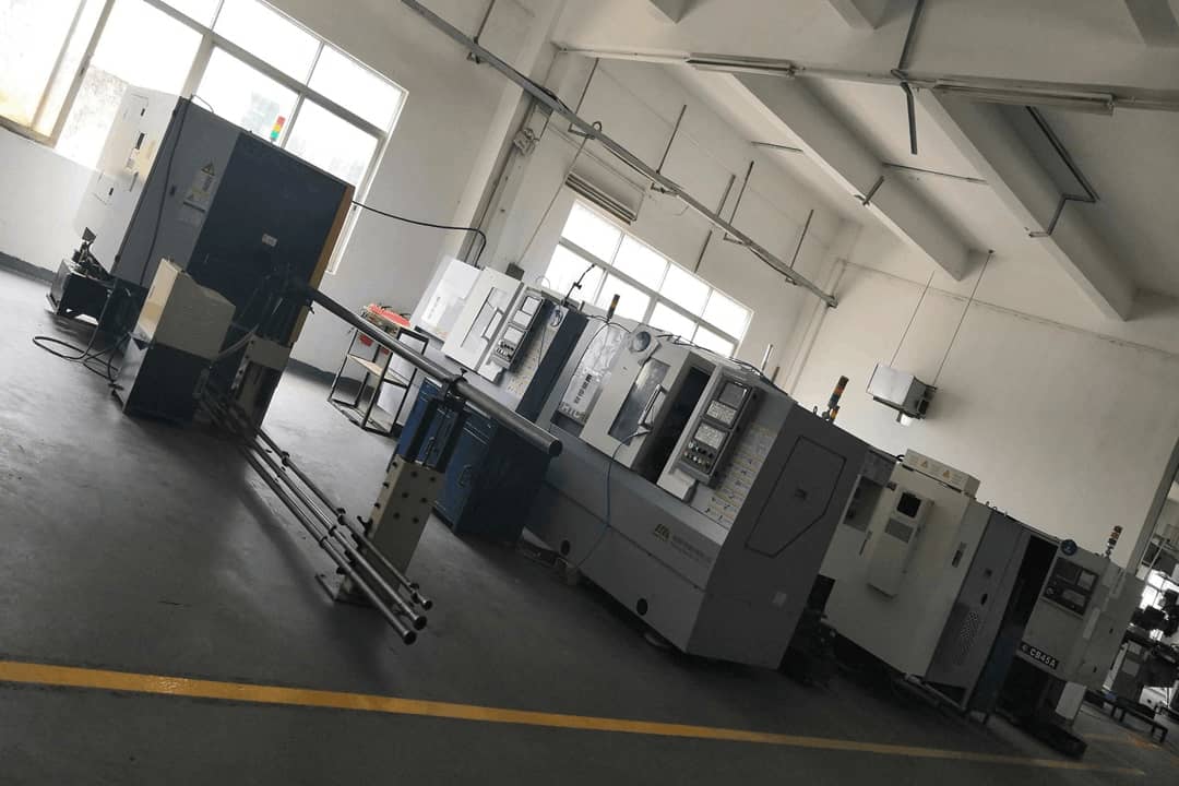 CNC numerical control lathe a workshop 1